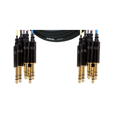 CORDIAL Multipaire 8 Jack/jack Stéréo 3 M