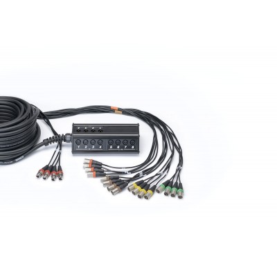 CORDIAL Boitier de Scène 16 Entres 4 Sorties XLR Câble 30 M