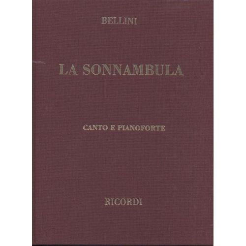 BELLINI V. - SONNAMBULA - CHANT ET PIANO