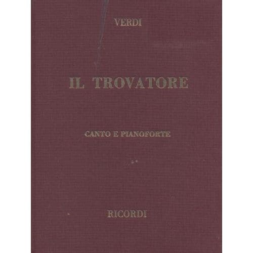 VERDI G. - TROVATORE - CHANT ET PIANO