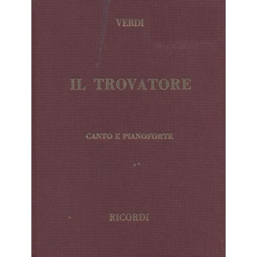 VERDI G. - TROVATORE - CHANT ET PIANO