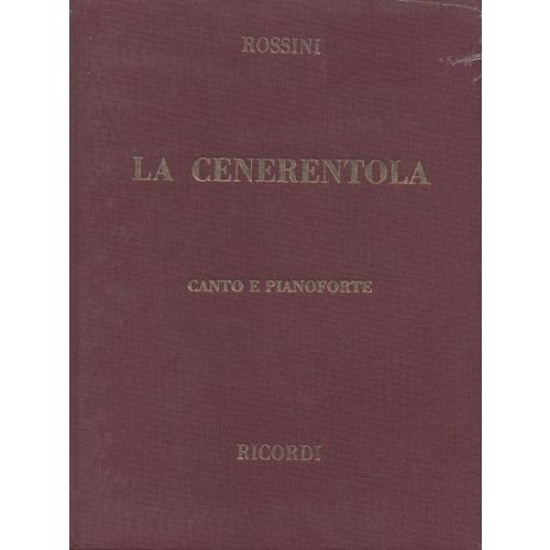 ROSSINI G. - CENERENTOLA - CHANT ET PIANO