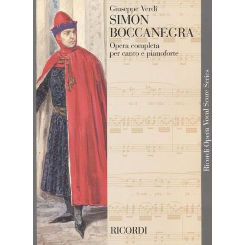 VERDI G. - SIMON BOCCANEGRA - CHANT ET PIANO