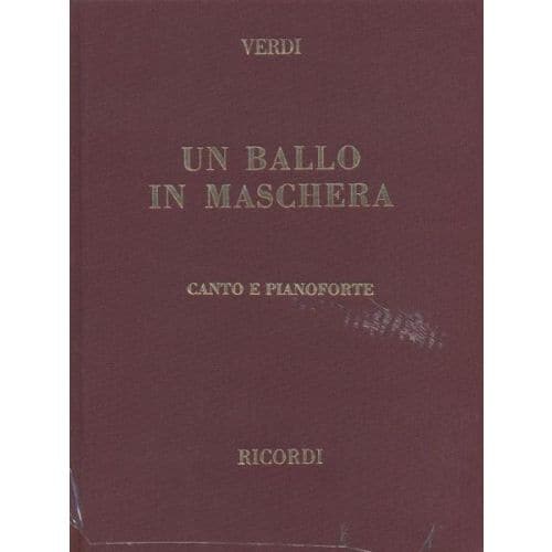 VERDI G. - BALLO IN MASCHERA - CHANT ET PIANO