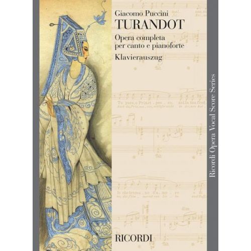 RICORDI PUCCINI G. - TURANDOT TESTO ITALIANO TEDESCO - CHANT ET PIANO