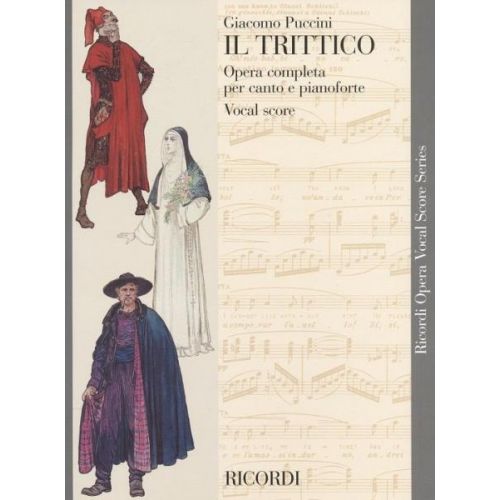 PUCCINI G. - TRITTICO - BROCHURE - CHANT ET PIANO