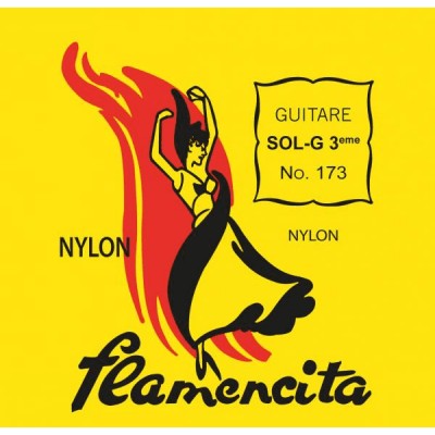 FLAMENCITA CLASSIC CORDS 10-PIECE REPLENISHMENT 3RD LIGHT NYLON