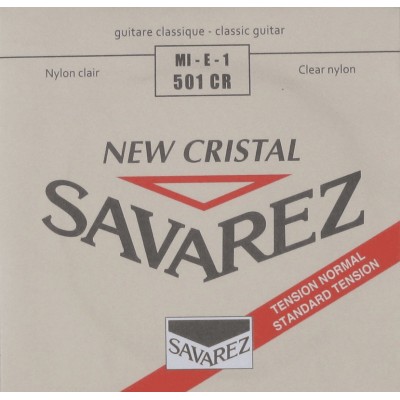 SAVAREZ CORDES CLASSIQUES NEW CRISTAL-CANTIGA REASSORT PAR 10 PIECES 1E ROUGE