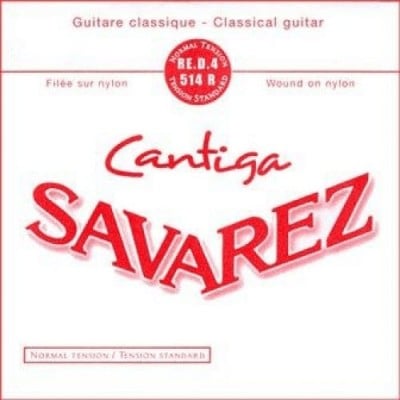 Savarez Cordes Classiques New Cristal-cantiga Reassort Par 10 Pieces 4e Rouge Filee Metal A