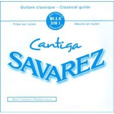 Savarez Cordes Classiques New Cristal-cantiga Reassort Par 10 Pieces 6e Bleu Filee Metal Arg
