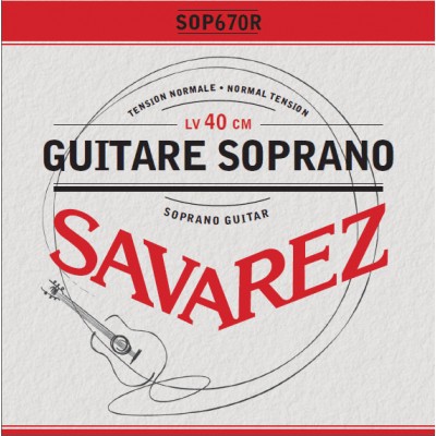 SAVAREZ Speciale Soprano Rouge Tirant Normal 40 CM
