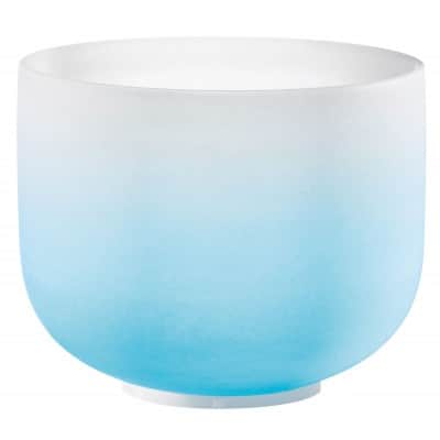 SONIC ENERGY MEINL SONIC ENERGY CRYSTAL SINGING BOWL 10" COLOUR-FROSTED, LIGHT BLUE, NOTE G4, THROAT CHAKRA