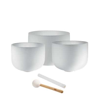 SET SINGING BOWL SONIC ENERGY CRYSTAL 432HZ