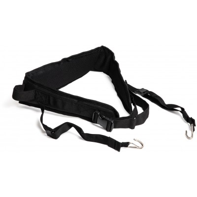 PADDED NYLON WAIST STRAP ADJUSTABLE 2 OPEN HOOKS S