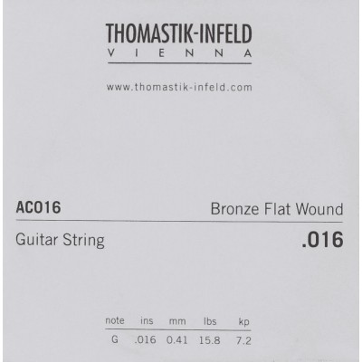 Corde Plectrum Acoustic Series Sans Nickel 16