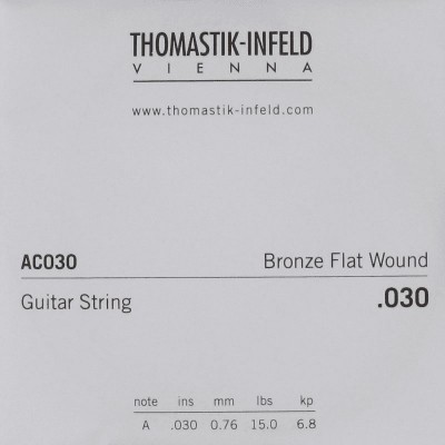 Thomastik Cordes Guitare Acoustique Plectrum Acoustic Series. Sans Nickel .030