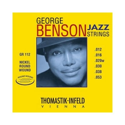 THOMASTIK JEU JAZZ GEORGE BENSON ROUND WOUND 12-53