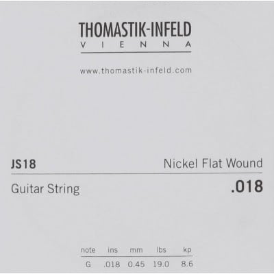 THOMASTIK THOMASTIK STRINGS FOR ELECTRIC GUITARS STRINGS DETAIL.018