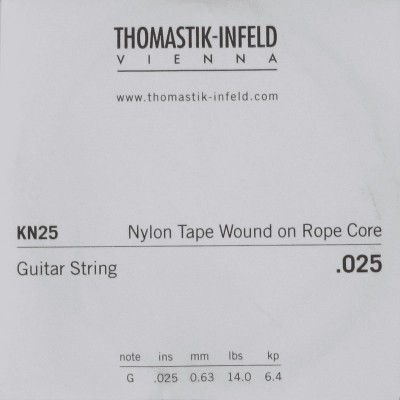 THOMASTIK CLASSIC S SERIES CLASSIC GUITAR STRINGS. STRING CORE. ARTIST STRINGS G3.025