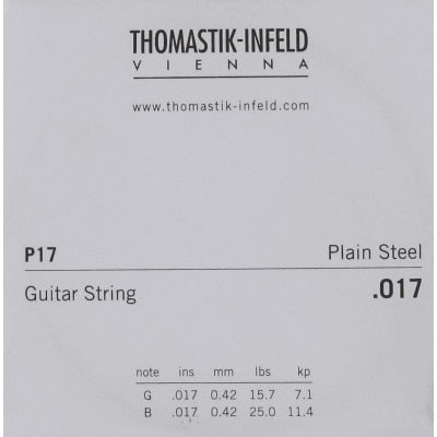 Thomastik Cordes Guitare Acoustique Spectrum Cordes Au Detail .017