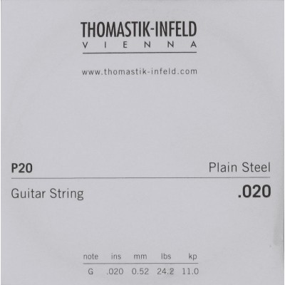 THOMASTIK STRINGS FOR ELECTRIC GUITARS STRINGS DETAIL.020