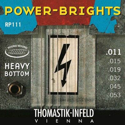 Thomastik Cordes Pour Guitares Electriques Power Brights Series Jeu