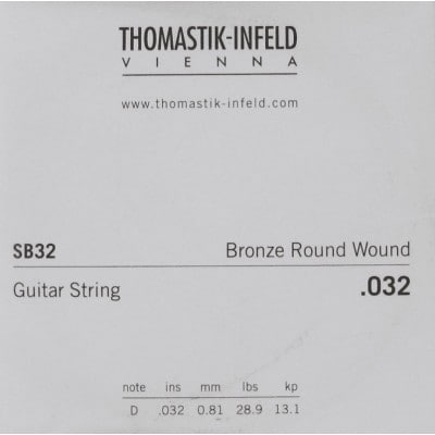 Thomastik Cordes Guitare Acoustique Spectrum Cordes Au Detail .032 Rw