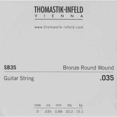 STRINGS ACOUSTIC GUITAR SPECTRUM RETAIL STRINGS .035 RW