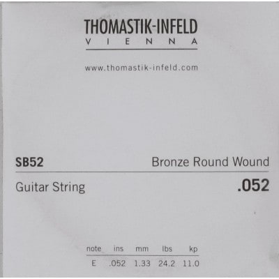 Thomastik Cordes Guitare Acoustique Spectrum Cordes Au Detail .052 Rw