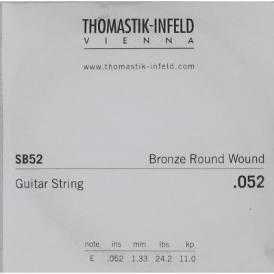 THOMASTIK ACOUSTIC GUITAR STRINGS SPECTRUM ACOUSTIC STRINGS DETAIL STRINGS .052 RW