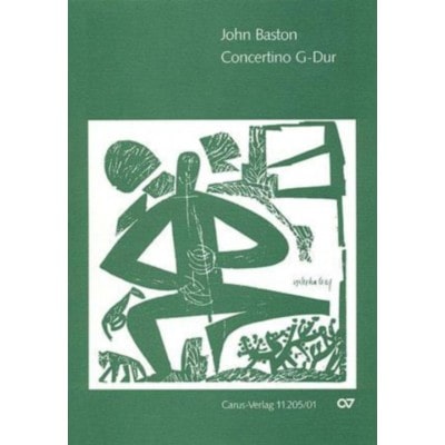 BASTON J. - CONCERTINO IN G - FLUTE A BEC