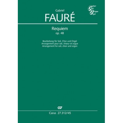 CARUS Faure G. - Requiem Op. 48 (arr. Yves Castagnet) - Vocal Score