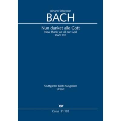 BACH J.S. - NUN DANKET ALLE GOTT (BWV 192) - CHANT-PIANO 