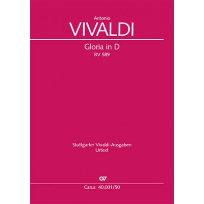 VIVALDI ANTONIO - GLORIA RV589 - CHANT/PIANO