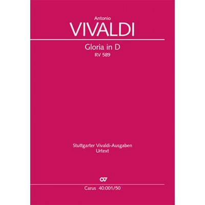 Vivaldi Antonio - Gloria RV589 - Chant/piano