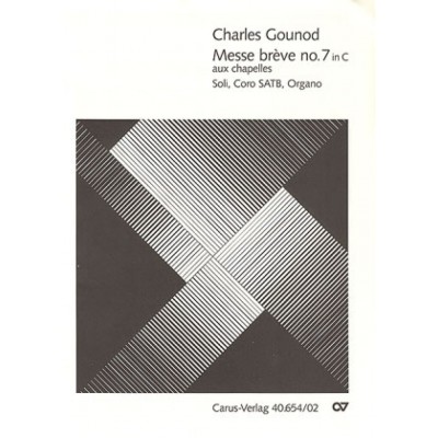 GOUNOD CHARLES - MESSE BREVE N°7 AUX CHAPPELLES