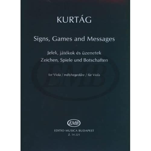  Kurtag Gyorgy - Signs Games And Messages - Viola