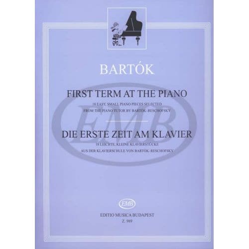 EMB (EDITIO MUSICA BUDAPEST) BARTOK B. - FIRST TERM AT THE PIANO - PIANO