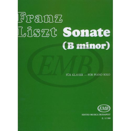 EMB (EDITIO MUSICA BUDAPEST) LISZT F. - SONATA SI M. - PIANO