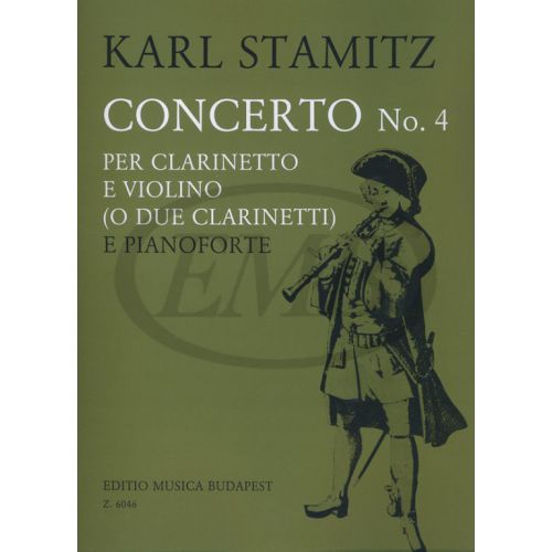  Stamitz K. - Concerto N. 4 En Si - Clarinette Et Piano