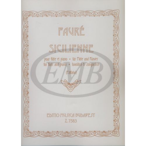  Faure G. - Siciliana Op. 78 - Flute Et Piano