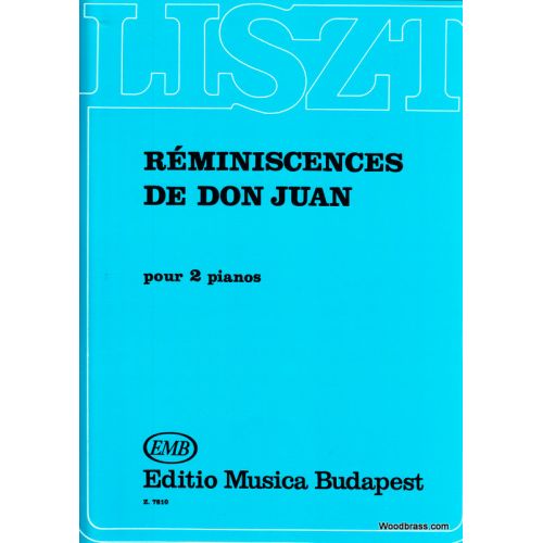 LISZT F. - REMINISCENCES DE DON JUAN - 2 PIANOS