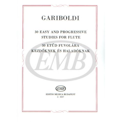 GARIBOLDI G. - STUDI FACILI E PROGRESSIVI (30) - FLUTE