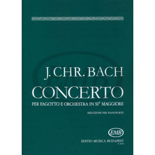 BACH J.S. - CONCERTO SI B - BASSON ET PIANO