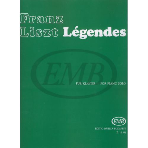 EMB (EDITIO MUSICA BUDAPEST) LISZT F. - LEGGENDE - PIANO