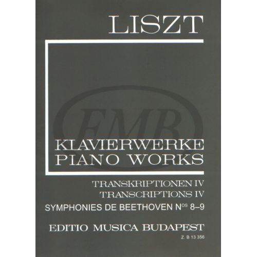LISZT F. - TRANSCRIPTIONS VOL 4 - PIANO