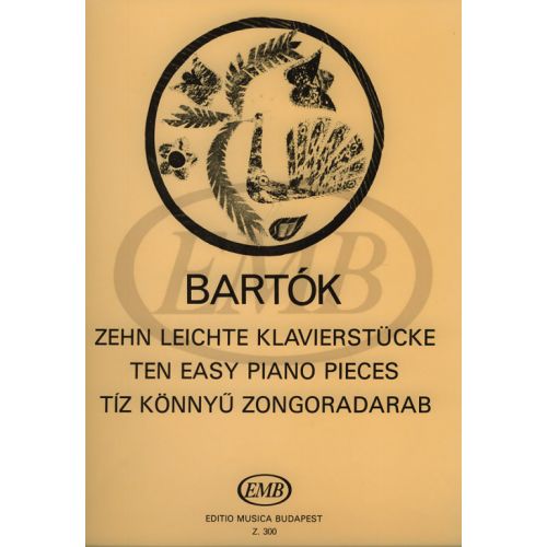 EMB (EDITIO MUSICA BUDAPEST) BARTOK B. - PEZZI FACILI (10) - PIANO