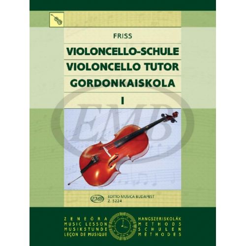 EMB (EDITIO MUSICA BUDAPEST) VIOLONCELLO TUTOR VOL. 1 - CELLO