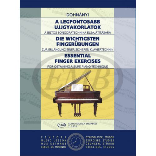 Dohnany E. - Essential Finger Exercises - Piano