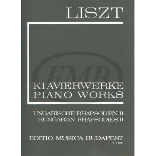 EMB (EDITIO MUSICA BUDAPEST) LISZT FRANZ - RHAPSODIES HONGROISES VOL.2 N°10-19 - PIANO